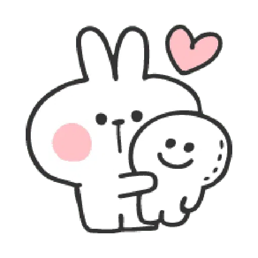 Rabbit Doodle 01 - Sticker 23