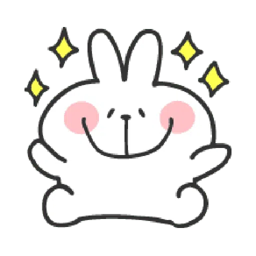 Rabbit Doodle 01 - Sticker 27