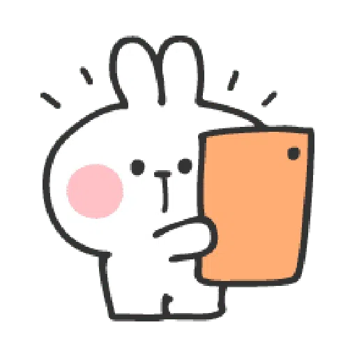Rabbit Doodle 01 - Sticker 11