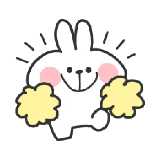 Rabbit Doodle 01 - Sticker 17