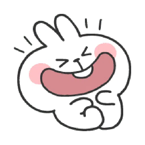 Rabbit Doodle 01 - Sticker 21