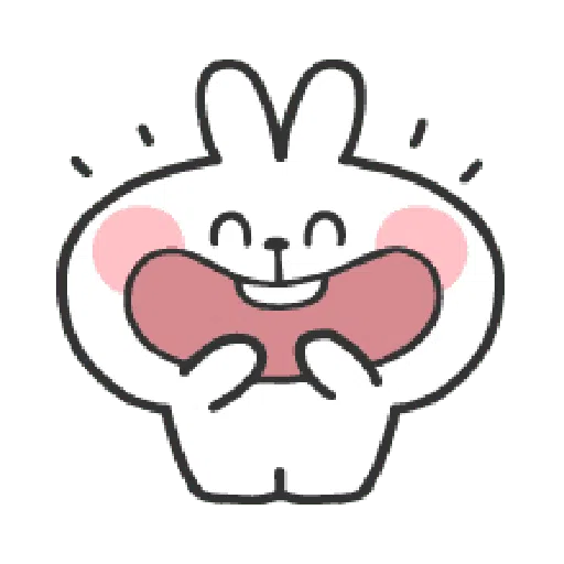 Rabbit Doodle 01 - Sticker 9