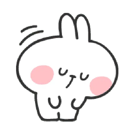 Rabbit Doodle 01 - Sticker 22