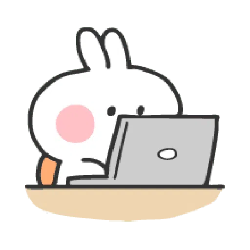 Rabbit Doodle 01 - Sticker 30