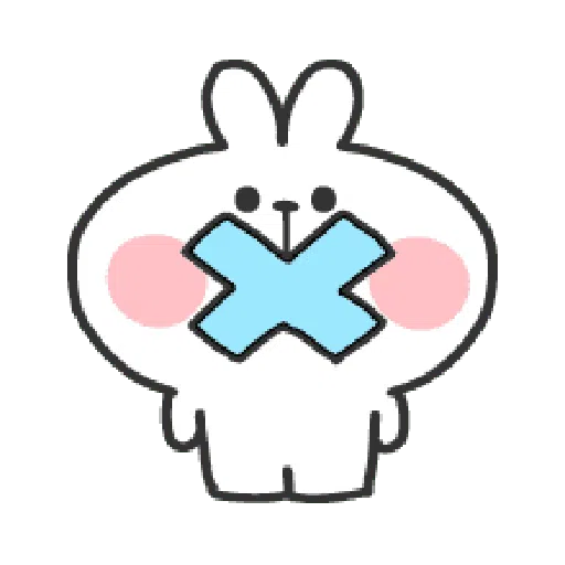 Rabbit Doodle 01 - Sticker 29
