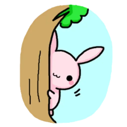 Rabbit pink - Sticker 20