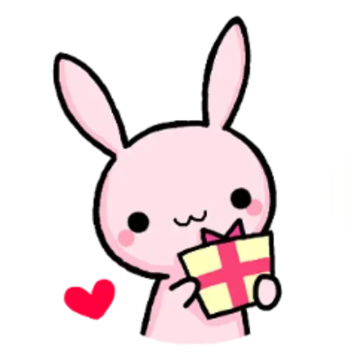 Rabbit pink - Sticker 19