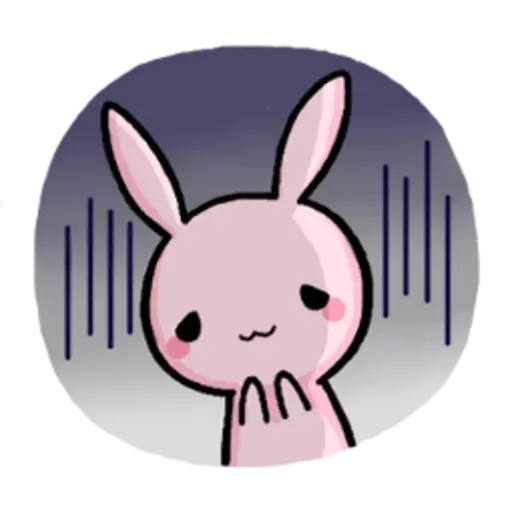 Rabbit pink - Sticker 26