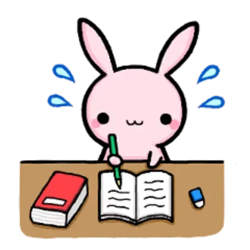 Rabbit pink - Sticker 23