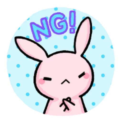 Rabbit pink - Sticker 13