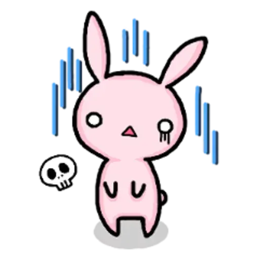 Rabbit pink - Sticker 24