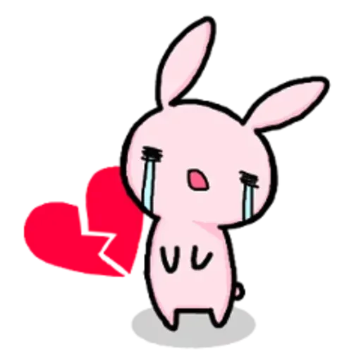Rabbit pink - Sticker 22