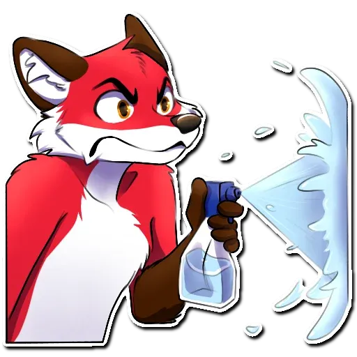 Furry with weapon - Sticker 21