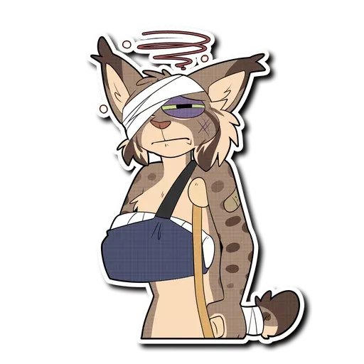 Furry with weapon - Sticker 18