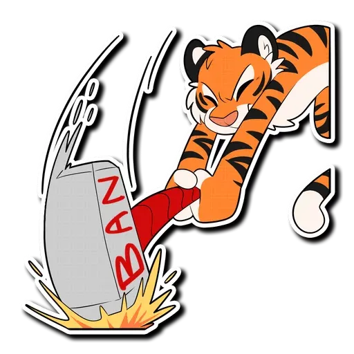 Furry with weapon - Sticker 16