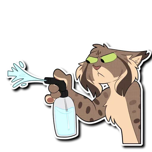 Furry with weapon - Sticker 19
