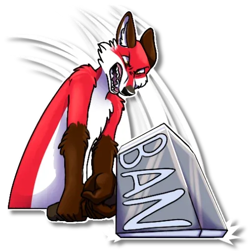 Furry with weapon - Sticker 15
