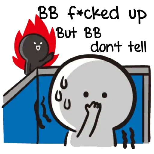 Bb never tell 2 - Sticker 19