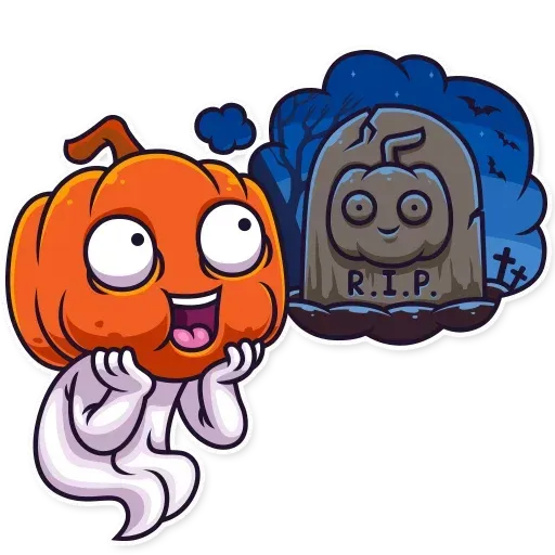Halloween Ghost - Sticker 26