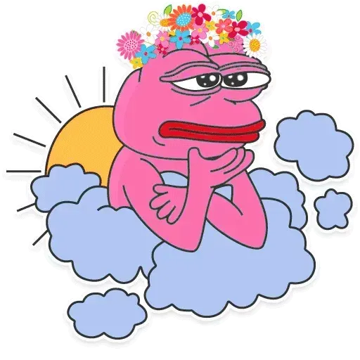 Pink Pepe 3 - Sticker 9