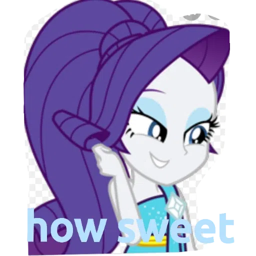 Rarity the stylist and trendy pony and equestria girl  - Sticker 10