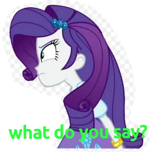 Rarity the stylist and trendy pony and equestria girl  - Sticker 28