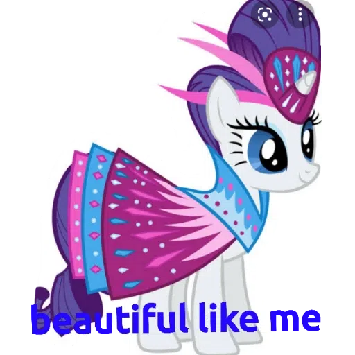Rarity the stylist and trendy pony and equestria girl  - Sticker 13