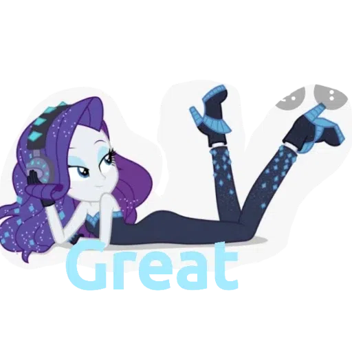 Rarity the stylist and trendy pony and equestria girl  - Sticker 18