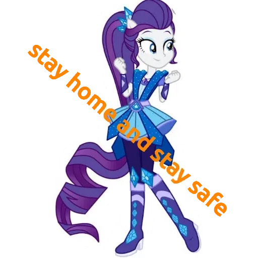 Rarity the stylist and trendy pony and equestria girl  - Sticker 12