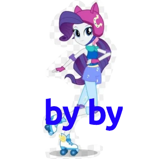 Rarity the stylist and trendy pony and equestria girl  - Sticker 20