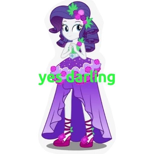 Rarity the stylist and trendy pony and equestria girl  - Sticker 14