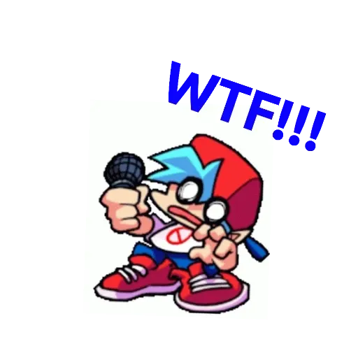 Boyfriend FNF stickers for WhatsApp in Spanish - Sticker