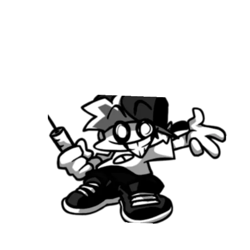Boyfriend FNF stickers for WhatsApp in Spanish - Sticker 14