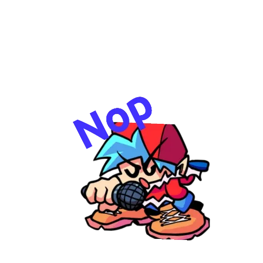 Boyfriend FNF stickers for WhatsApp in Spanish - Sticker 16