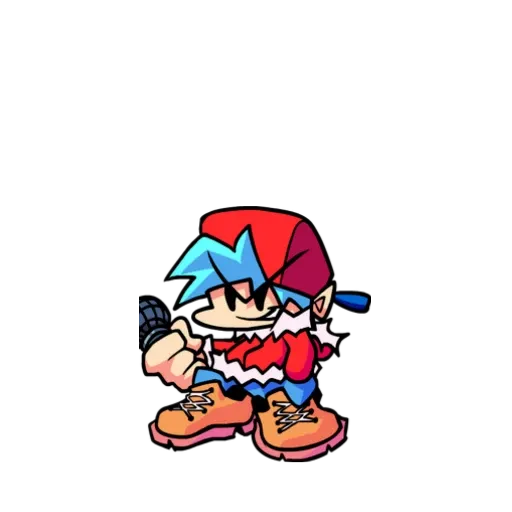 Boyfriend FNF stickers for WhatsApp in Spanish - Sticker 12