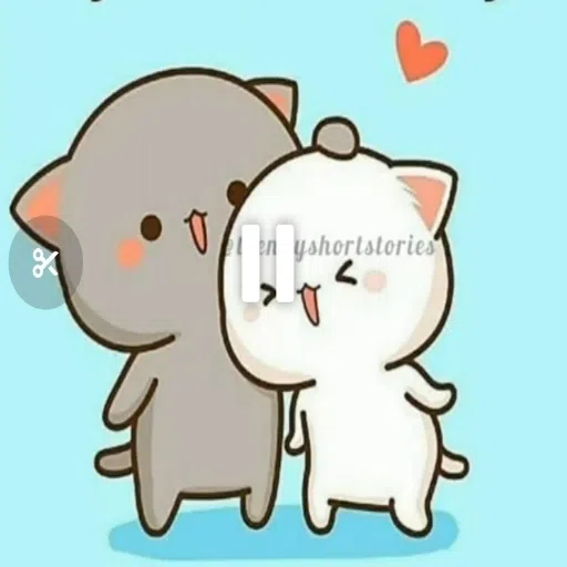 peach and goma cat - Sticker 12