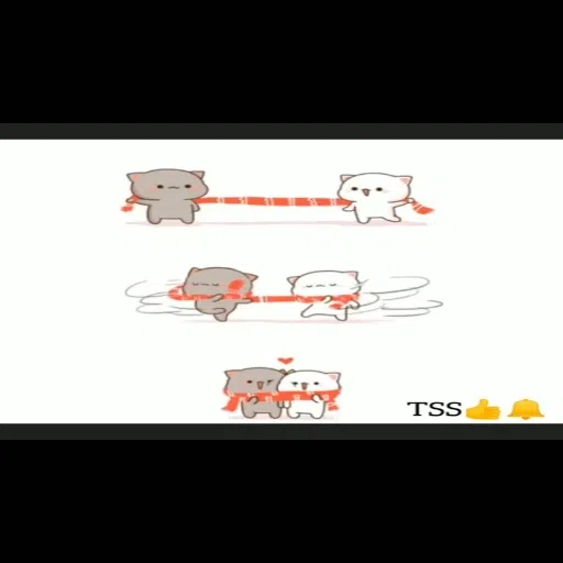 peach and goma cat - Sticker 11