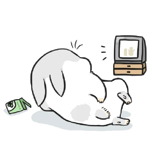 ㄇㄚˊ幾兔13  food, bye, relax - Sticker 17