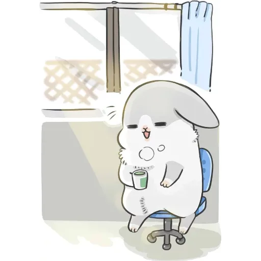 ㄇㄚˊ幾兔13  food, bye, relax - Sticker 21