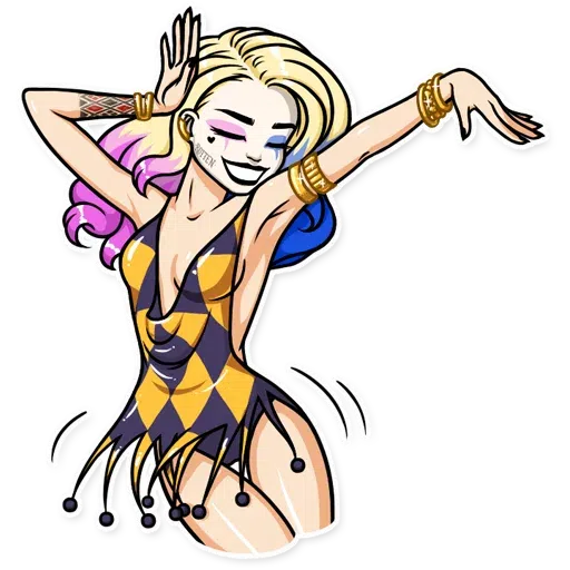 小丑女 - Sticker 25