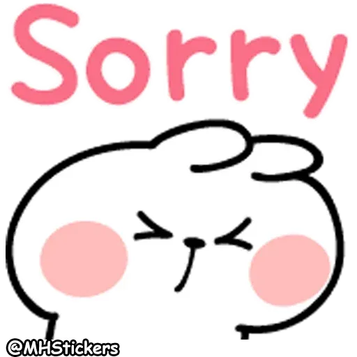 Spoiled Rabbit A Word Emoji - Sticker 13