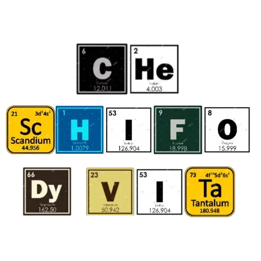 Chemical elements - Sticker 11