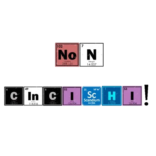 Chemical elements - Sticker 23