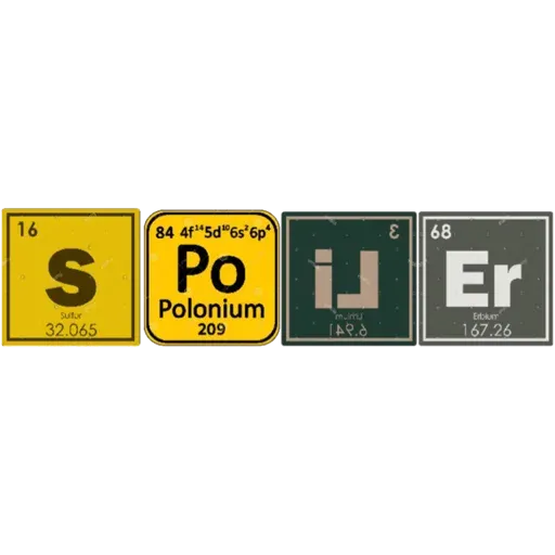 Chemical elements - Sticker 18