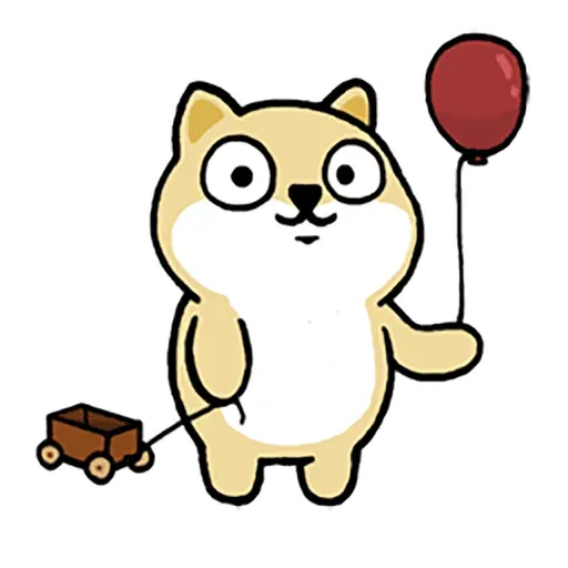 Fat shiba 3 - Sticker 30