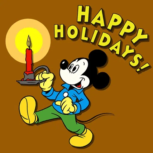 【英文】Mickey Mouse & Friends（復古聖誕節） (米奇) - Sticker 23