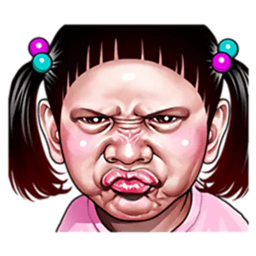 Ugly Girl - Sticker 15