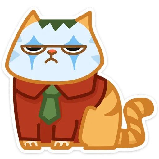 Joker Cat - Sticker 19