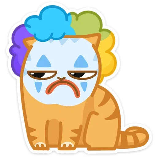 Joker Cat - Sticker 10