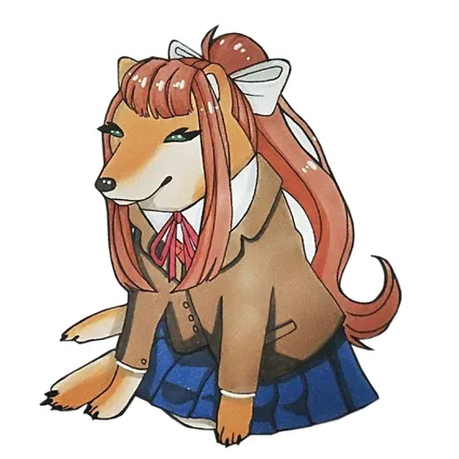 Ddlc Monika pack part 1 - Sticker 10